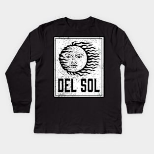 Del Sol - The Sun Tarot Design Kids Long Sleeve T-Shirt